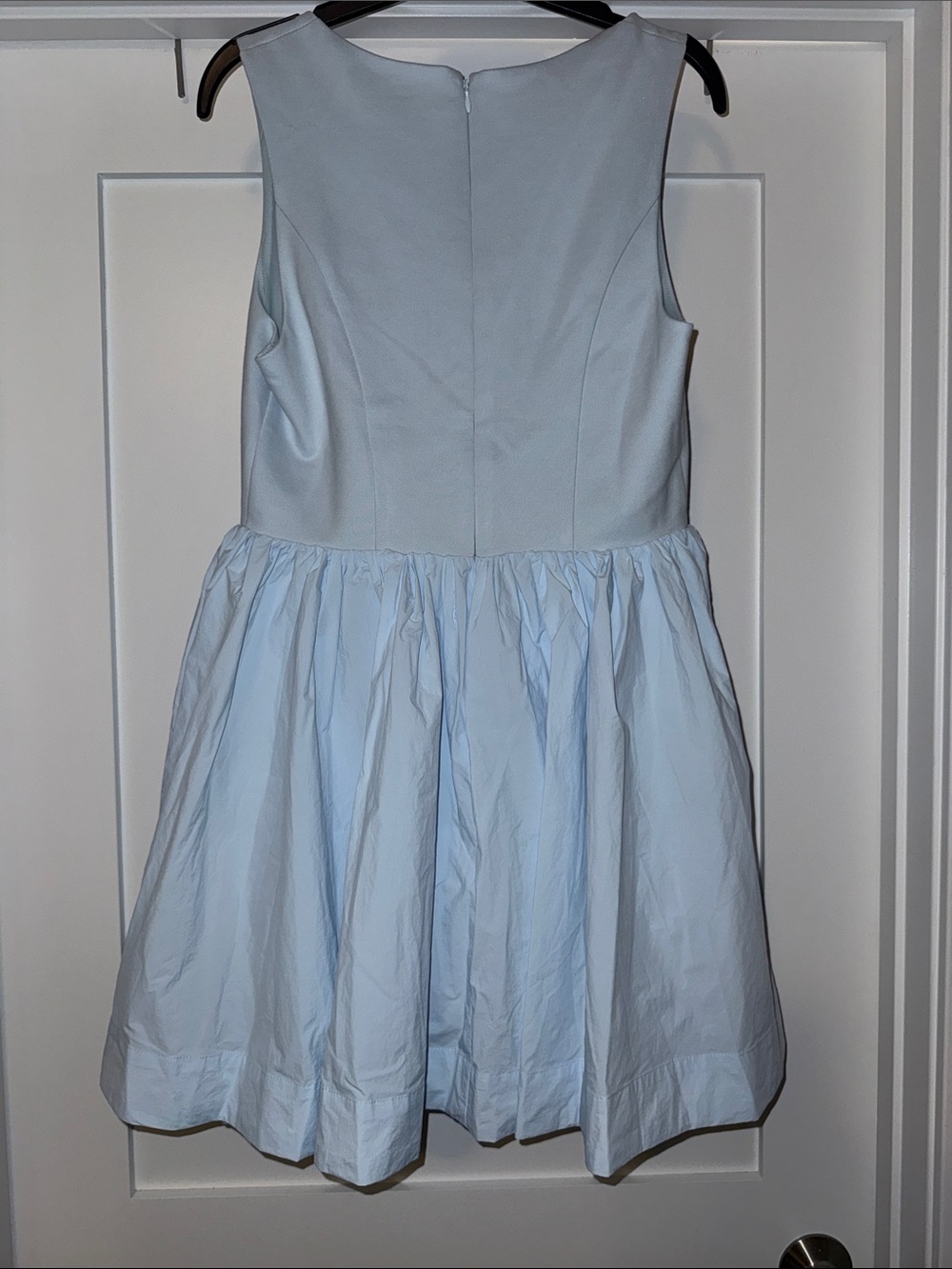 BHLDN Light Blue Sleeveless Fit-and-Flare Dress - Picture 3 of 3